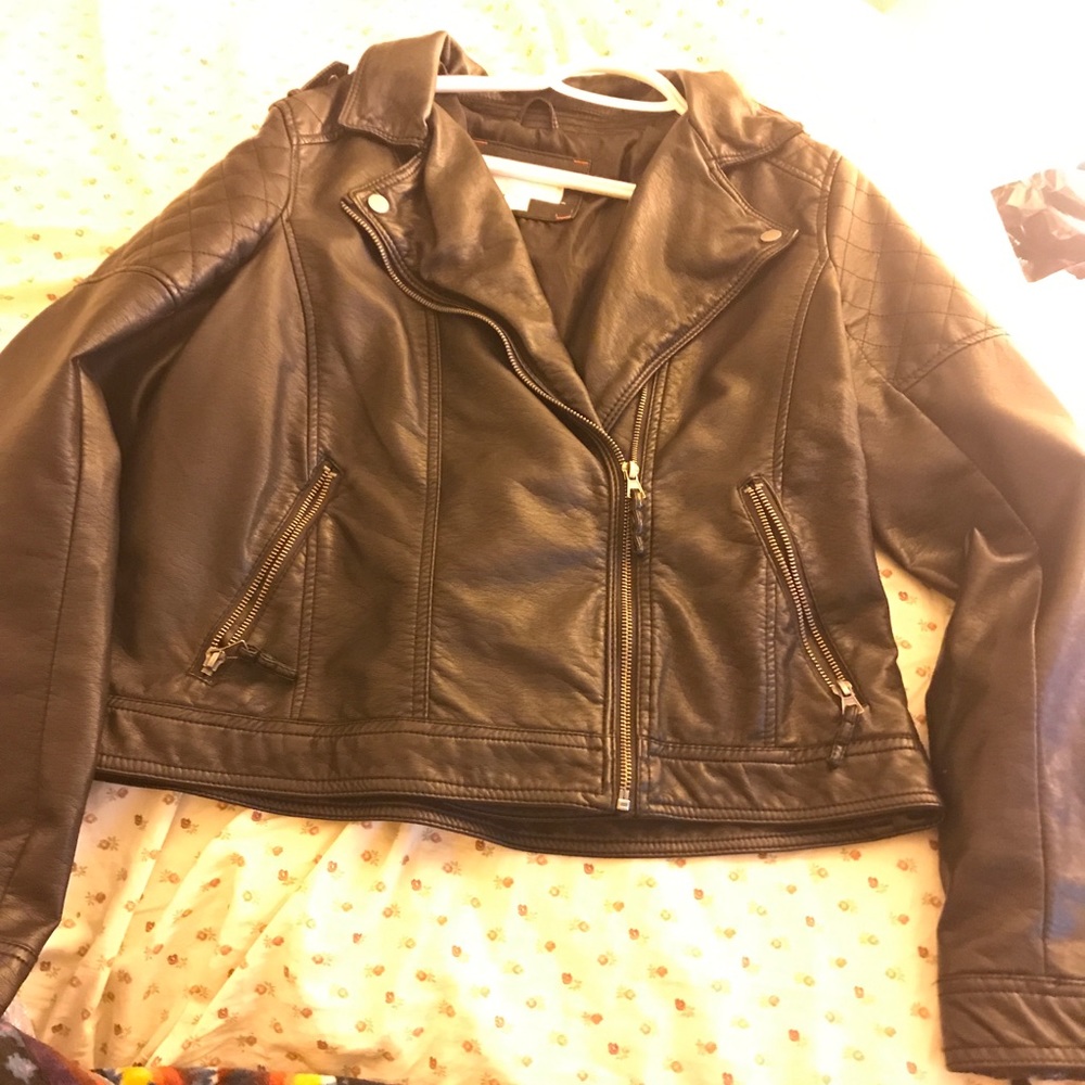 Leather jacket